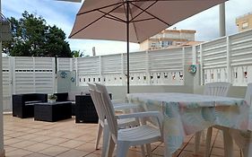 Gran Terraza cerca del mar.